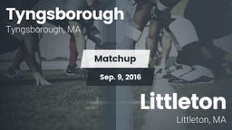 Matchup: Tyngsborough High vs. Littleton  2015