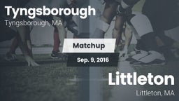 Matchup: Tyngsborough High vs. Littleton  2016