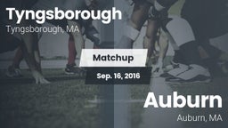 Matchup: Tyngsborough High vs. Auburn  2015