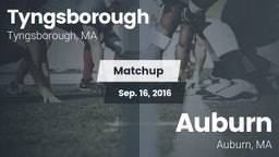 Matchup: Tyngsborough High vs. Auburn  2016
