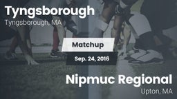 Matchup: Tyngsborough High vs. Nipmuc Regional  2015