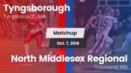 Matchup: Tyngsborough High vs. North Middlesex Regional  2015