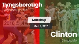 Matchup: Tyngsborough High vs. Clinton  2017