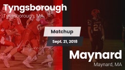 Matchup: Tyngsborough High vs. Maynard  2018