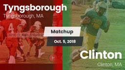 Matchup: Tyngsborough High vs. Clinton  2018