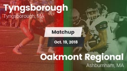 Matchup: Tyngsborough High vs. Oakmont Regional  2018