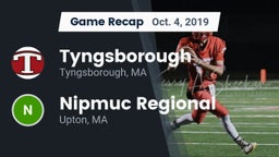 Recap: Tyngsborough  vs. Nipmuc Regional  2019