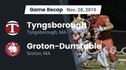 Recap: Tyngsborough  vs. Groton-Dunstable  2019