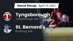 Recap: Tyngsborough  vs. St. Bernard's  2021