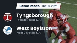 Recap: Tyngsborough  vs. West Boylston  2021