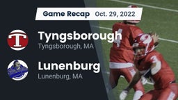 Recap: Tyngsborough  vs. Lunenburg  2022