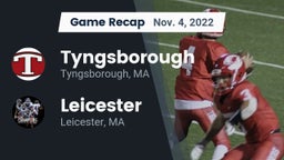 Recap: Tyngsborough  vs. Leicester  2022