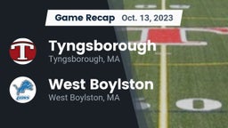 Recap: Tyngsborough  vs. West Boylston  2023