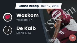 Recap: Waskom  vs. De Kalb  2018