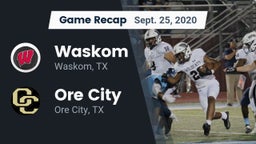 Recap: Waskom  vs. Ore City  2020