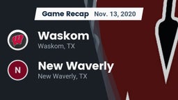 Recap: Waskom  vs. New Waverly  2020
