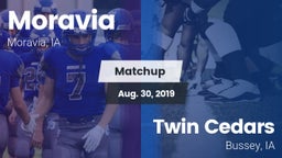 Matchup: Moravia vs. Twin Cedars  2019