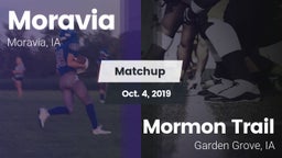 Matchup: Moravia vs. Mormon Trail  2019