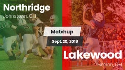 Matchup: Northridge vs. Lakewood  2019
