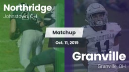 Matchup: Northridge vs. Granville  2019
