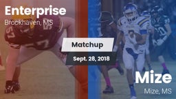 Matchup: Enterprise vs. Mize  2018