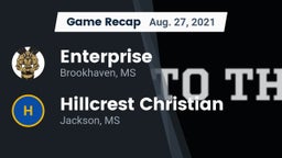 Recap: Enterprise  vs. Hillcrest Christian  2021