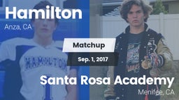 Matchup: Hamilton vs. Santa Rosa Academy 2017
