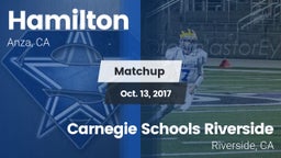 Matchup: Hamilton vs. Carnegie Schools Riverside 2016