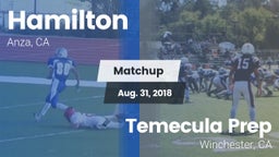 Matchup: Hamilton vs. Temecula Prep  2018