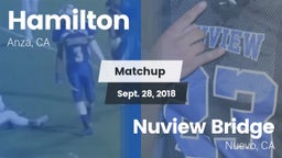 Matchup: Hamilton vs. Nuview Bridge  2018
