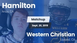 Matchup: Hamilton vs. Western Christian  2019
