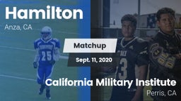 Matchup: Hamilton vs. California Military Institute  2020
