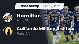 Recap: Hamilton  vs. California Military Institute  2021