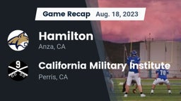 Recap: Hamilton  vs. California Military Institute  2023