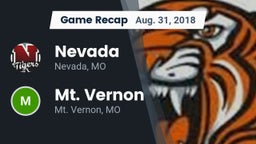 Recap: Nevada  vs. Mt. Vernon  2018