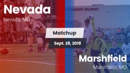 Matchup: Nevada vs. Marshfield  2018