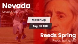 Matchup: Nevada vs. Reeds Spring  2019