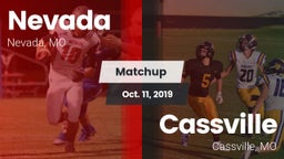 Matchup: Nevada vs. Cassville  2019