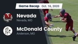 Recap: Nevada  vs. McDonald County  2020