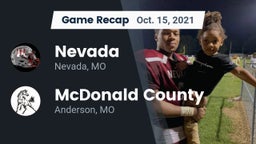 Recap: Nevada  vs. McDonald County  2021