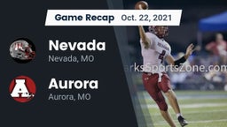 Recap: Nevada  vs. Aurora  2021