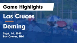 Las Cruces  vs Deming Game Highlights - Sept. 14, 2019