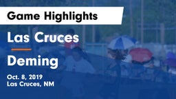 Las Cruces  vs Deming Game Highlights - Oct. 8, 2019