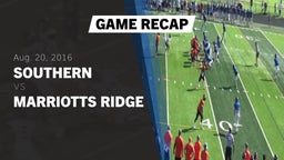 Recap: Southern  vs. Marriotts Ridge  2016