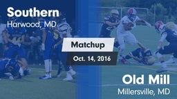Matchup: Southern vs. Old Mill  2016