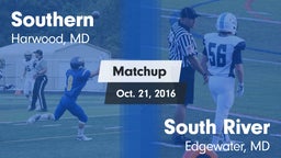 Matchup: Southern vs. South River  2016