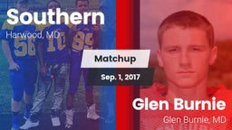 Matchup: Southern vs. Glen Burnie  2017