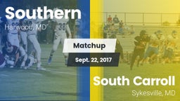 Matchup: Southern vs. South Carroll  2017