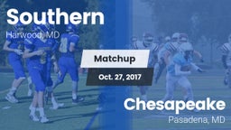 Matchup: Southern vs. Chesapeake  2017