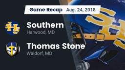 Recap: Southern  vs. Thomas Stone  2018